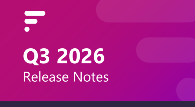 Release Notes – Q3 2026